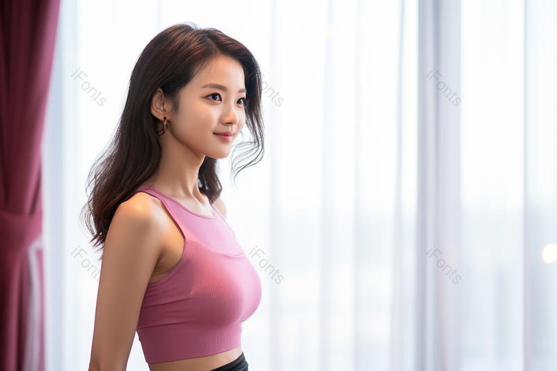 美女居家运动锻炼,高清,摄影图,摄影图片,图片大全,摄影图免费下载